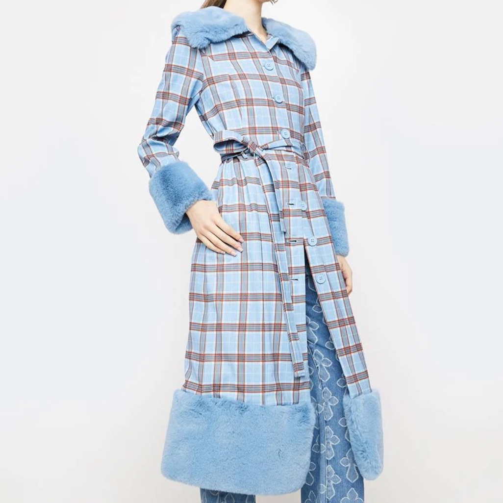 Love Goes On Plaid Coat